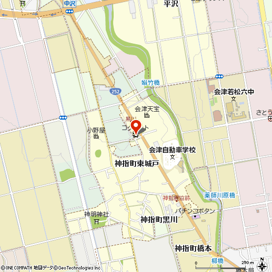 コクピット関東屋付近の地図